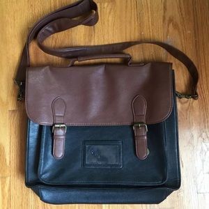ASOS Brown and Black Messenger Bag